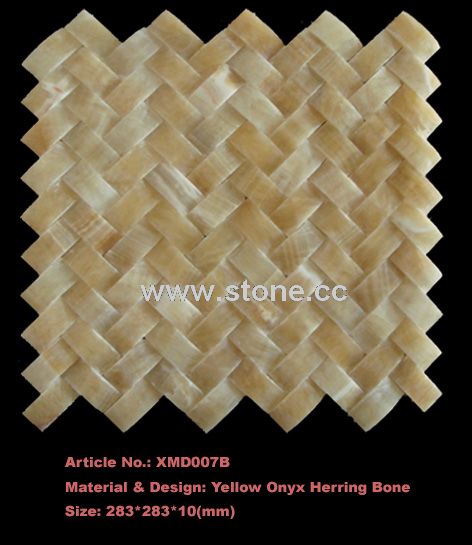 Yellow onyx mosaic
