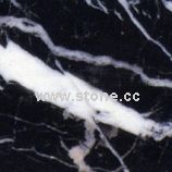 Marble -White Vine in Black