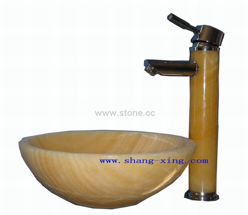 Stone Sink with Forcet (SX-G07006)