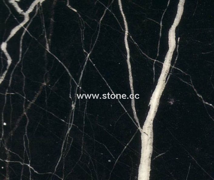 Black and White Marble (China Nero Marquina) Black and White Marble (China Nero Marquina)