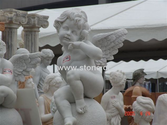 Carved Marble Sculpture, Kid Statues (SY-X026) Carved Marble Sculpture, Kid Statues (SY-X026)