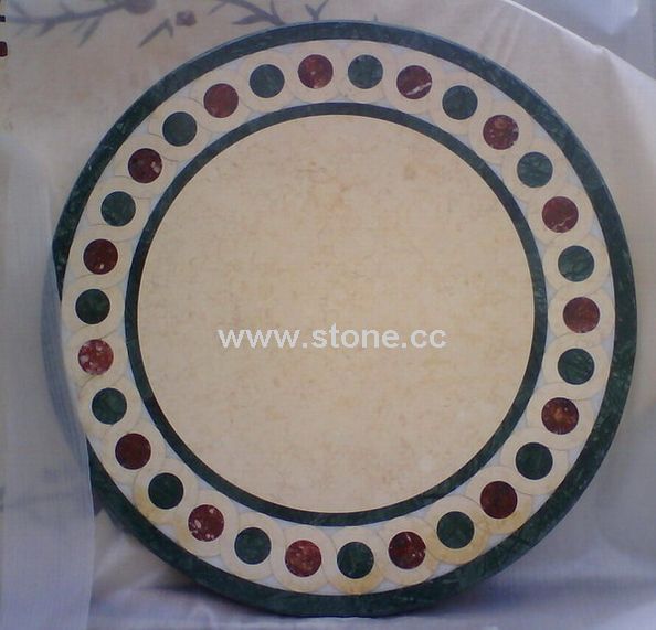 Mosaic Table Inlaid Marble (ZY01)