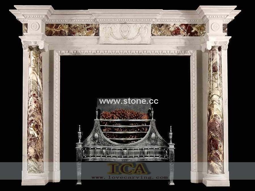Marble Carving - Fireplace (LM0028)