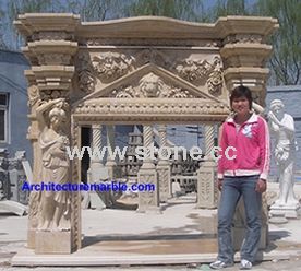 Marble Fireplace- MSDF-008