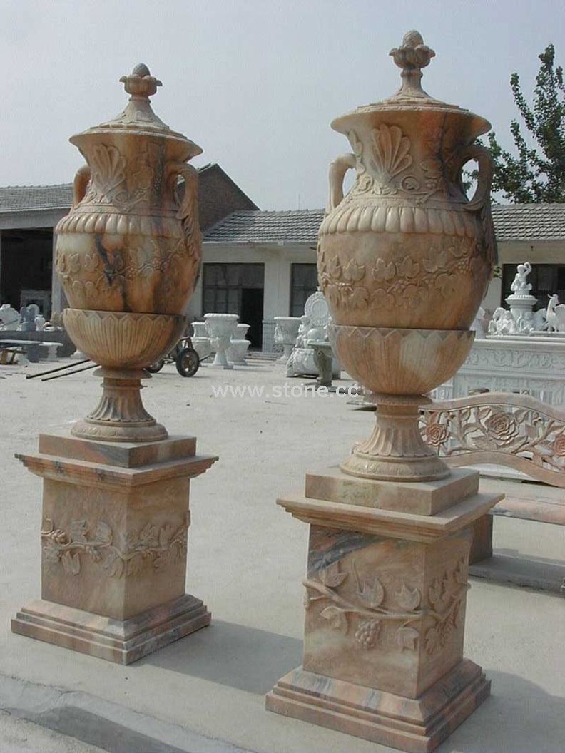 Garden Marble Urns & Vases (QFP098) Garden Marble Urns & Vases (QFP098)