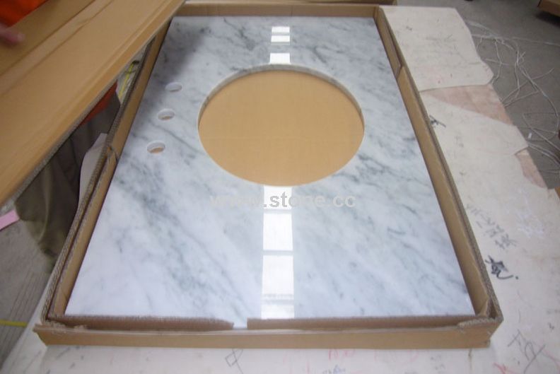 Carrara White Vanitytop
