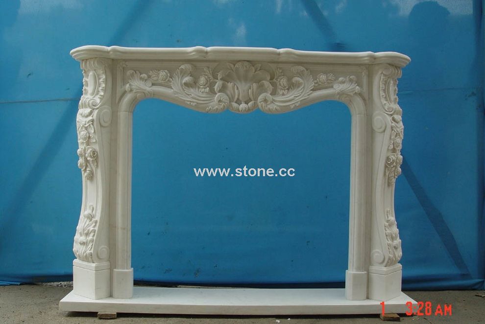Stone Marble Fireplace (QY-LF005) Stone Marble Fireplace (QY-LF005)