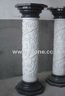 Carved Stone Pillar (QCM029) Carved Stone Pillar (QCM029)