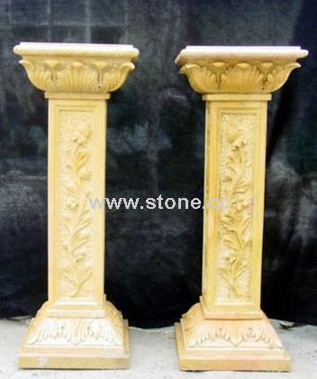 Carved Stone Column (QCM023) Carved Stone Column (QCM023)