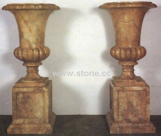 Marble, Travertine, Limestone Flower Pot Urn MFP-001 Marble, Travertine, Limestone Flower Pot Urn MFP-001