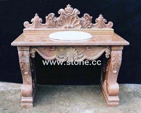 Carved Stone Vanities and Marble Vanity (QBN002)