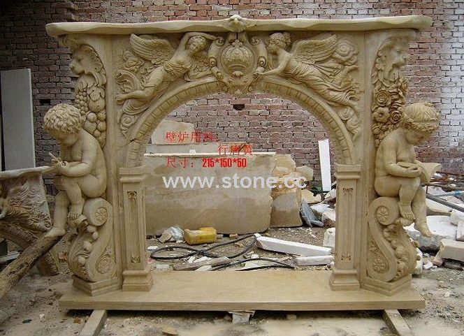 Carving  Fireplace (QY-LS066)