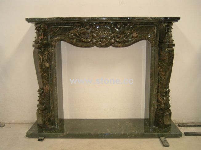 Green Jadeite Fireplace