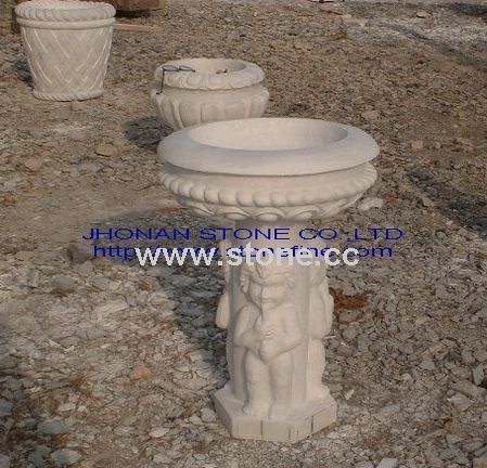 Snow White Marble Flowerpot