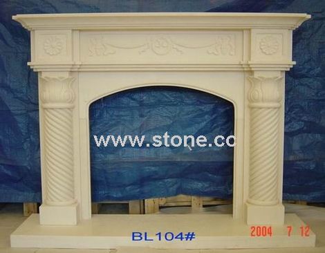 Chinese Limestone Fireplace Mantel Chinese Limestone Fireplace Mantel