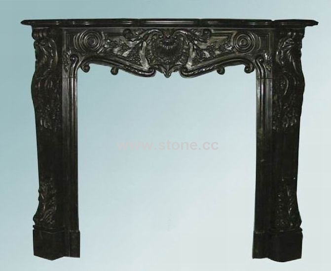 Stone Fireplace WJ22