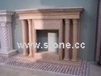 Stone Fireplace Mantel