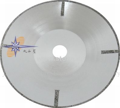 Electroplated Diamond Saw Blade, Concave Style (HX211) Electroplated Diamond Saw Blade, Concave Style (HX211)