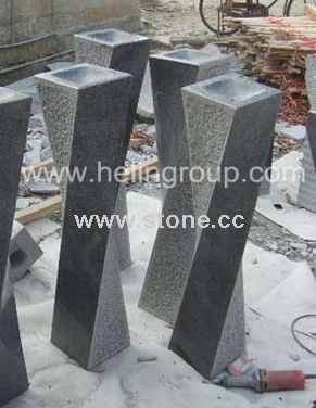 Stone Fountain Pillar - 02