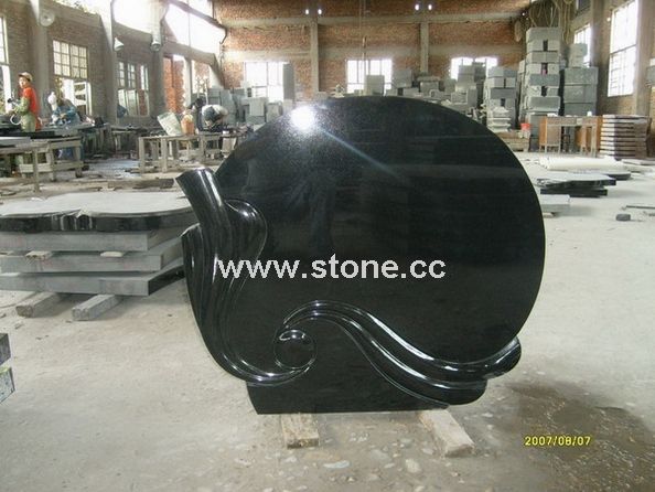 Black Headstone