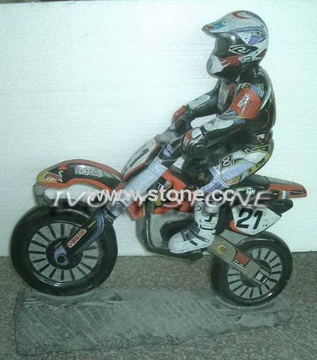 Granite Sculpture Carving (Motobike) Granite Sculpture Carving (Motobike)