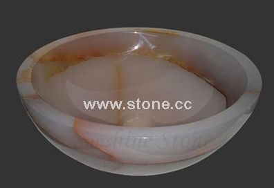 Stone Vessel SInks/Pink Onyx Sink