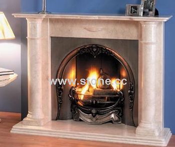 Marble Fireplace Mantel - 8