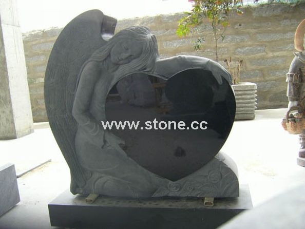 Top Shan-Xi Black Granite Monument (MK-004)
