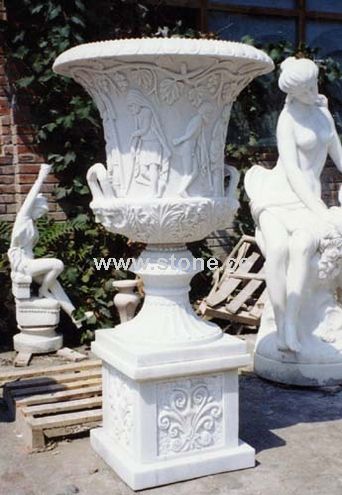 Stone Garden Flowerpots & Vases  (QFP030B)