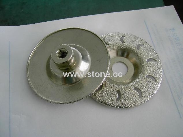 1+2+3 Vacuum Brazed Diamond Grinding Wheel