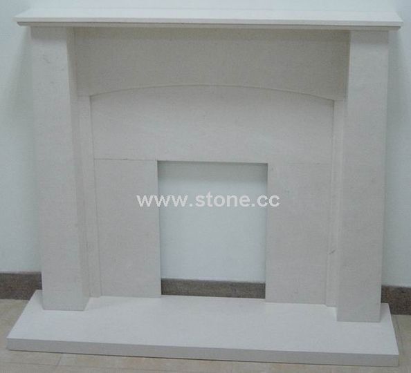 Fireplace Mantel In Lightweight Marble (SJ-FPM02)