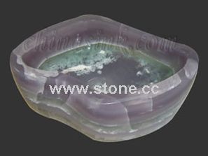 Stone Vessel Sinks/Queen Onyx Sink -All Polished