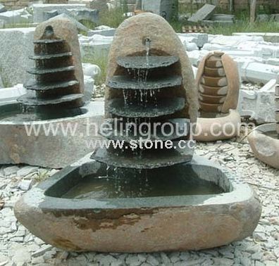 Stone Fountain Set - 02 Stone Fountain Set - 02