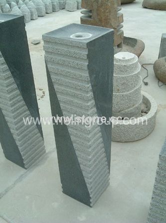 Stone Fountain Pillar - 01