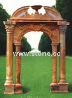 Marble Doorway, Marble Lions
