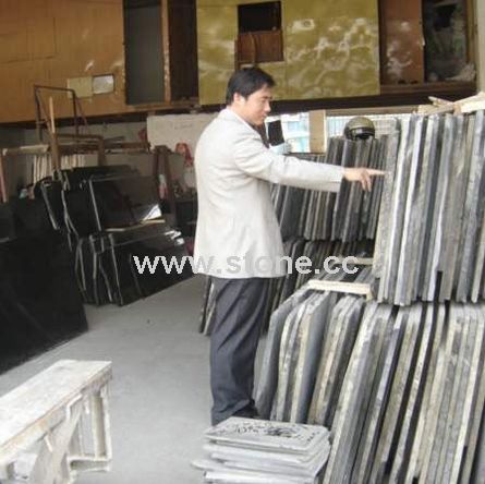 Granite Slab (Mongolia Black Granite) Granite Slab (Mongolia Black Granite)