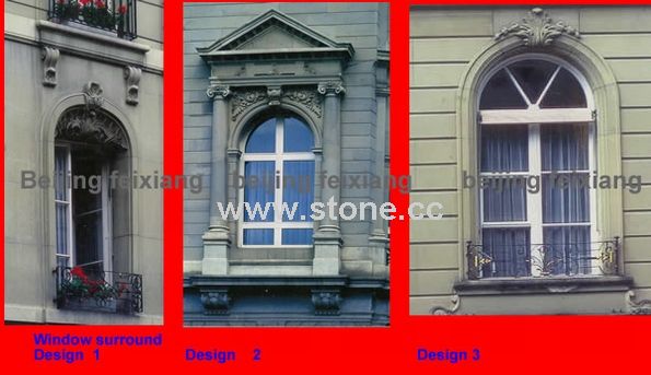 Carved Marble Window Frame, Stone Window Surround Carved Marble Window Frame, Stone Window Surround