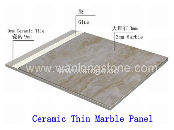 Ceramic Backed Marble Tile