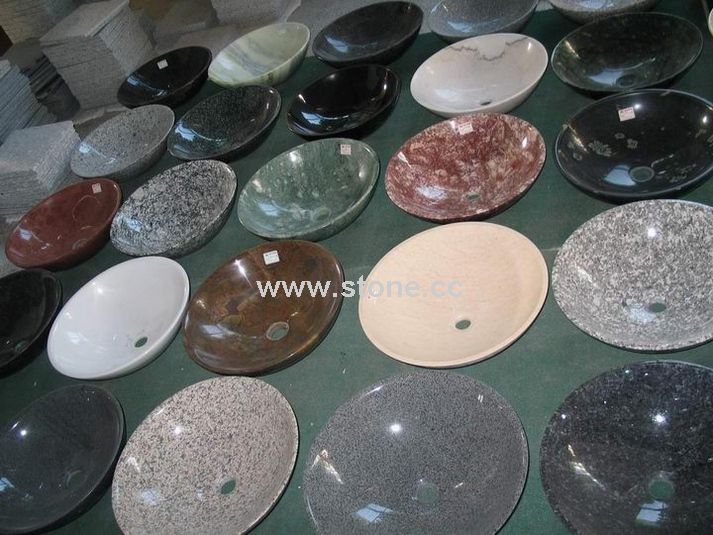 Color Stone Round Basin Or Sink