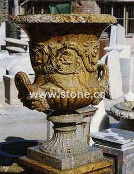 Stone, Marble Carving Flower Pots, Urns and Planters Stone, Marble Carving Flower Pots, Urns and Planters