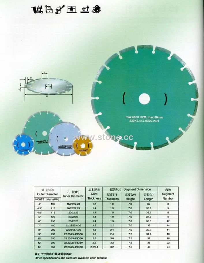 Diamond Cutting Disk Diamond Cutting Disk