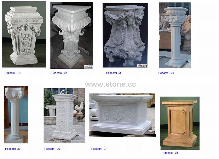Marble Pedestal, Carved Marble Pedestal, Stone Pedestal Marble Pedestal, Carved Marble Pedestal, Stone Pedestal