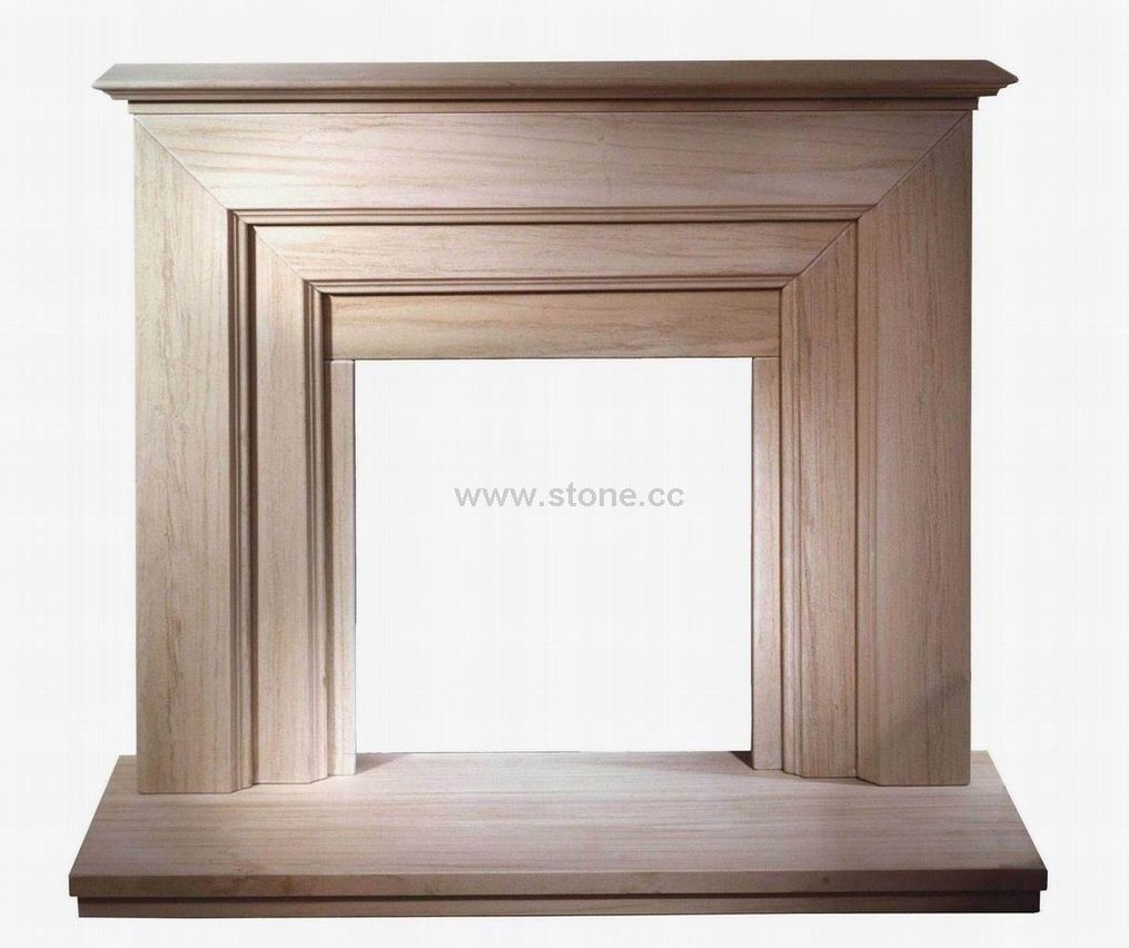 Carved Fireplace