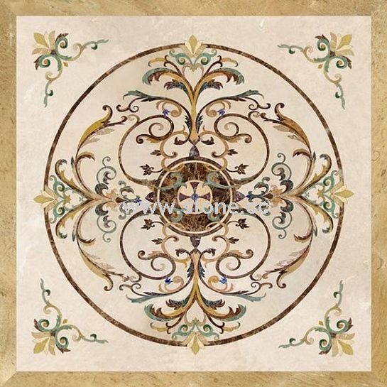 Laminated Marble of Medallion Tiles Laminated Marble of Medallion Tiles