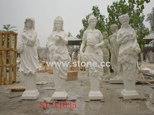 Sone Carving Four Season Goddess Sone Carving Four Season Goddess