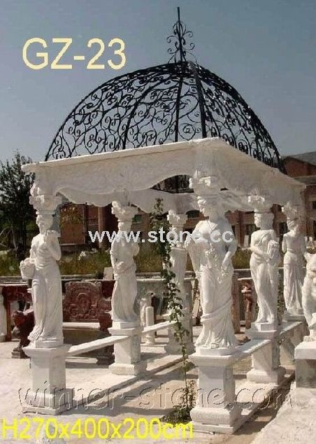 Outdoor Stone Gazebo (GZ-016) Outdoor Stone Gazebo (GZ-016)
