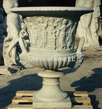 Stone Carving Flower Pot Urns Stone Carving Flower Pot Urns