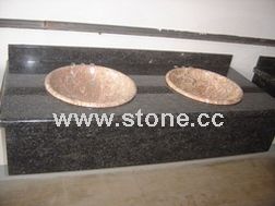Granite Vanityrtop With Good For Value (Butterfly Blue) Granite Vanityrtop With Good For Value (Butterfly Blue)
