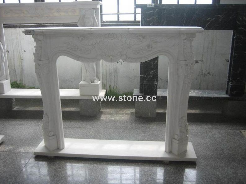Granite and Marble Fireplace (MRD-068)