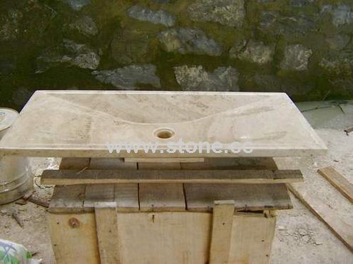 White Travertino Sink White Travertino Sink
